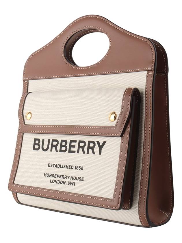 8039361 Canvas two tone pocket mini cross bag34331Y - BURBERRY - BALAAN 2