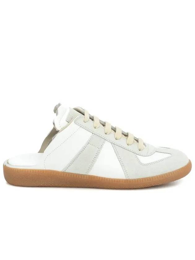 Women's Replica Cut Out Mule Low Top Sneakers White - MAISON MARGIELA - BALAAN 4