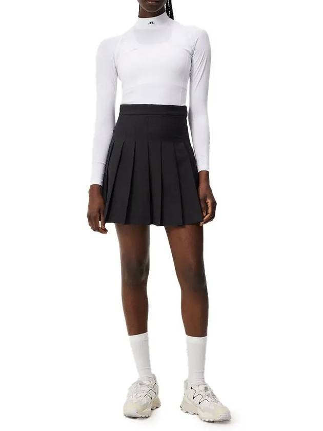 Women's Adina Golf Skirt Skirt Black - J.LINDEBERG - BALAAN 3