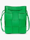 Intrecciato Cassette Small Bucket Bag Green - BOTTEGA VENETA - BALAAN 5