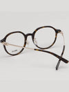 Glasses frame BY5071H 052 round horn rim fashion - BALLY - BALAAN 4