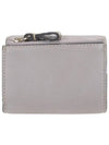 Edith Small Tri-Fold Buffalo Leather Half Wallet Grey - CHLOE - BALAAN 5