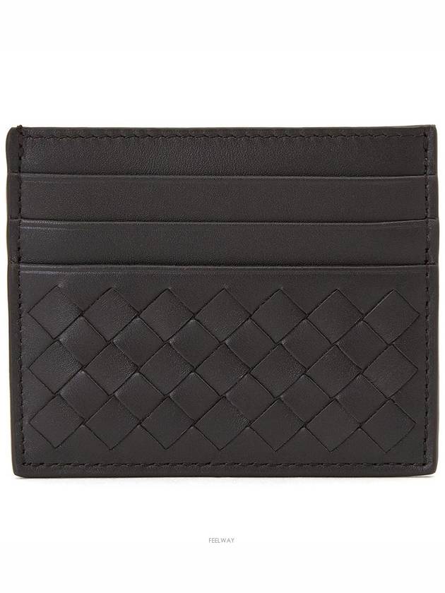 Intrecciato Classic Card Wallet Brown - BOTTEGA VENETA - BALAAN 3