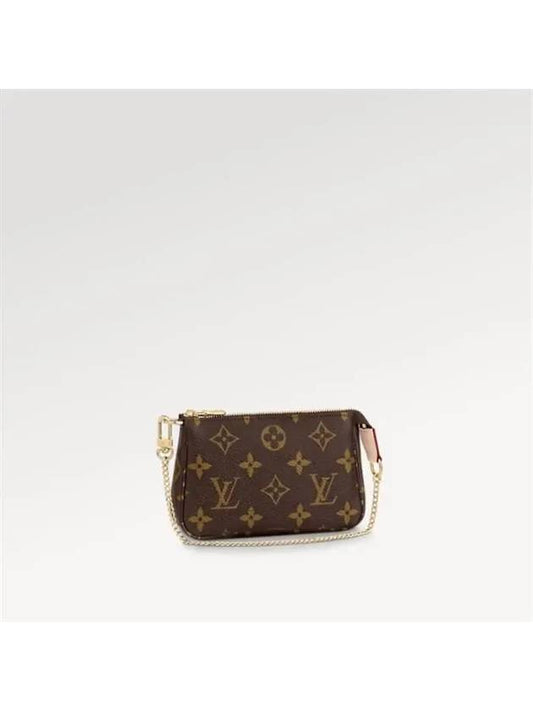 Monogram Mini Pochette Shoulder Bag Brown - LOUIS VUITTON - BALAAN 2