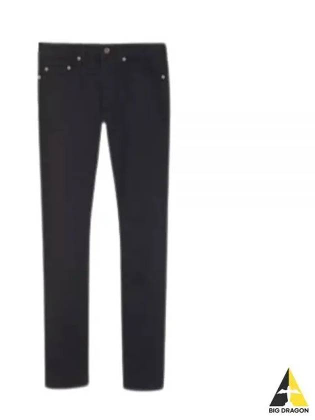 Women's Cotton High Waist Pants Black - SAINT LAURENT - BALAAN 2