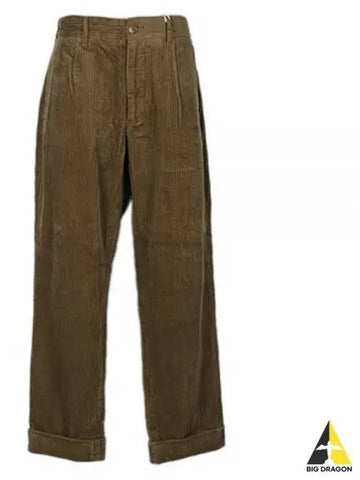 Andover Pant B Khaki Cotton 4 5W Corduroy 23F1F001 NQ271 SD016 Pants - ENGINEERED GARMENTS - BALAAN 1