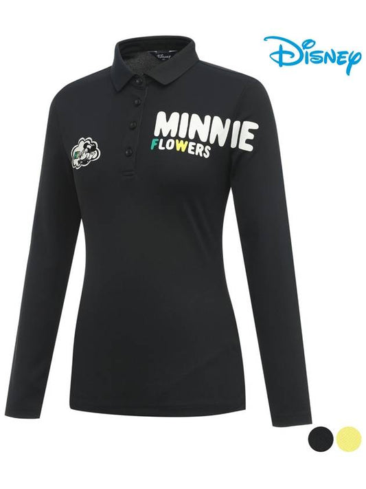 Embroidery PK Long Sleeve Collar T-Shirt DL1LTS005 - DISNEY GOLF - BALAAN 2