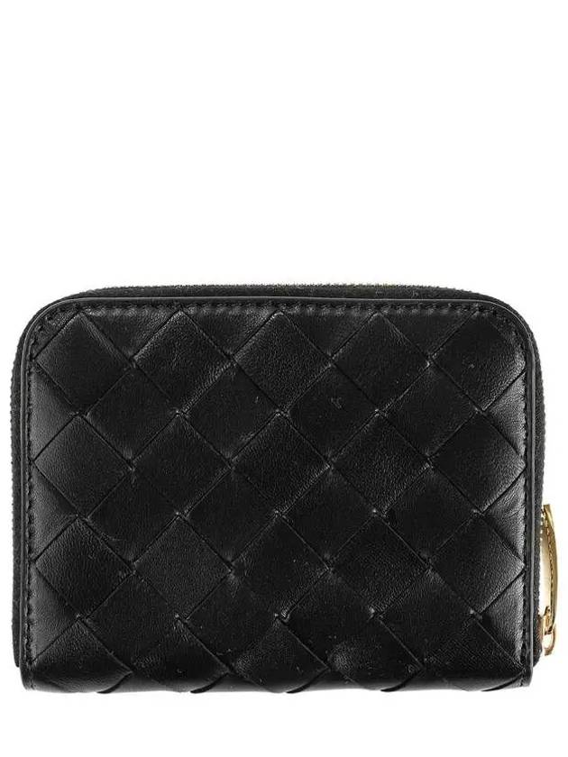 Intrecciato Zipped Coin Wallet Black - BOTTEGA VENETA - BALAAN 2