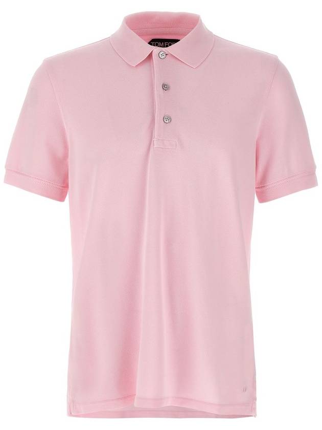 Tom Ford Piqué Polo Shirt - TOM FORD - BALAAN 1