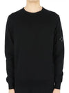 Lens Wappen Cotton Sweatshirt Black - CP COMPANY - BALAAN 3