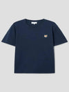 Fox Head Patch Classic Short Sleeve T-Shirt Ink Blue - MAISON KITSUNE - BALAAN 2