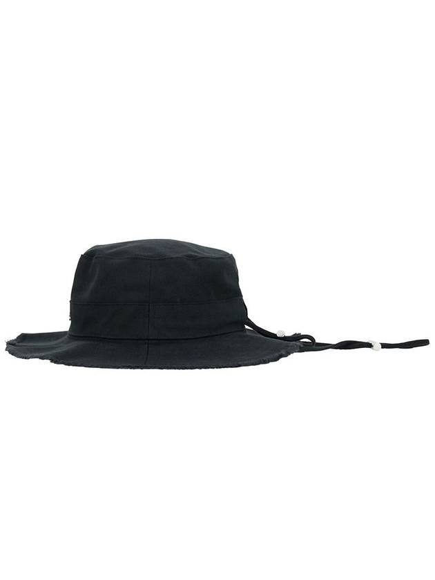 Le Bob Artichaut Bucket Hat Black - JACQUEMUS - BALAAN 4