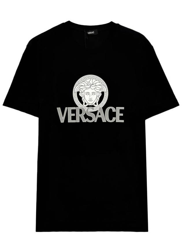 24SS Medusa Logo Short Sleeve TShirt 1014226 - VERSACE - BALAAN 1