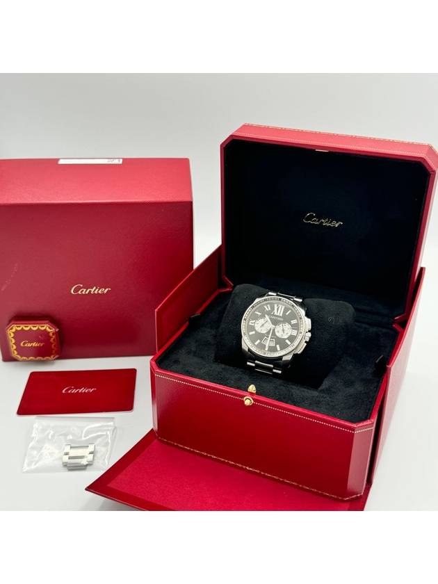 Caliber de Chrono Steel Automatic W7100045 - CARTIER - BALAAN 10