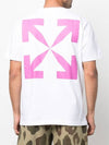 Logo Graphic Slim Short Sleeve T-Shirt White - OFF WHITE - BALAAN 5