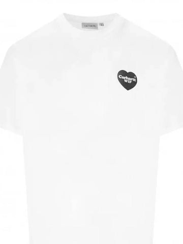 24SS Heart Logo Back Printing TShirt I033116 00A06 - CARHARTT - BALAAN 1