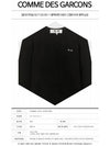 AZ-T120-051-1 Black Wappen Round Long Sleeve T-Shirt Black Men's T-Shirt TEO - COMME DES GARCONS - BALAAN 2