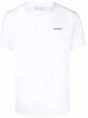 Wave Diag Slim Short Sleeve T Shirt White - OFF WHITE - BALAAN 2