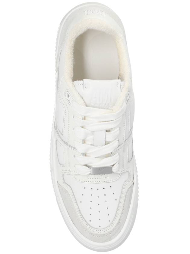 New Arcade Leather Low Top Sneakers White - AMI - BALAAN 7