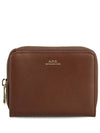 Emmanuel Compact Half Wallet Brown - A.P.C. - BALAAN.