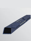 GG Dot Pattern Silk Tie Blue Silver - GUCCI - BALAAN 4