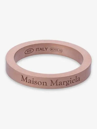 logo engraving ring rose gold - MAISON MARGIELA - BALAAN 2