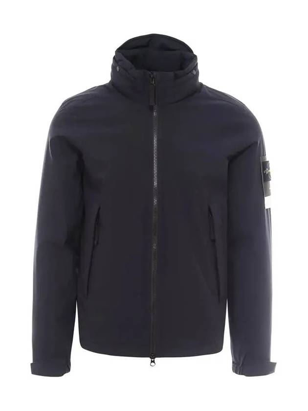 Wappen Soft Shell Hooded Jacket Navy - STONE ISLAND - BALAAN 2