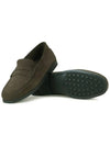 Men's Moccasin Suede Loafers Brown - TOD'S - BALAAN 4