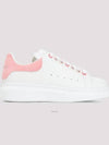 Oversized Leather Low Top Sneakers White Pink - ALEXANDER MCQUEEN - BALAAN 2