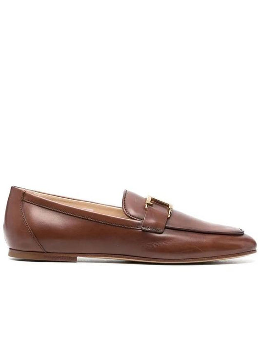 Tods T Timeless Leather Loafers Brown - TOD'S - BALAAN 2