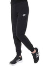 Essential Fleece Tight Pants Black - NIKE - BALAAN.