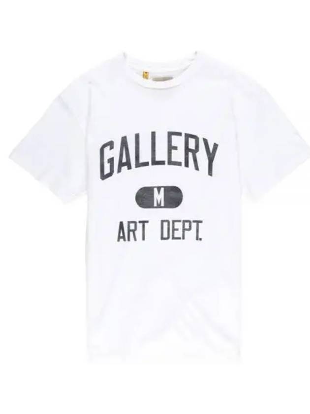 24 AD 1030 WHTE Logo T Shirt - GALLERY DEPT. - BALAAN 1