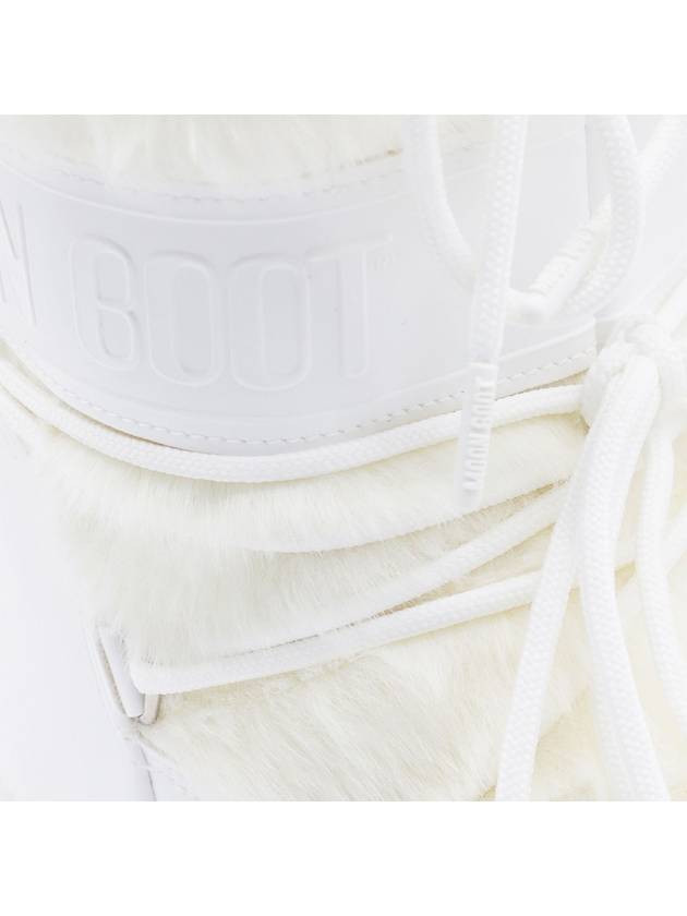 Icon Low Fake Fur Winter Boots White - MOON BOOT - BALAAN 6