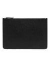 Stitch Zipper Clutch Bag Black - MAISON MARGIELA - BALAAN 3