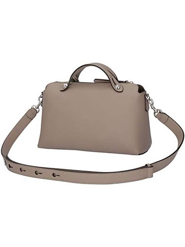 By The Way Boston Leather Medium Tote Bag Beige - FENDI - BALAAN 3