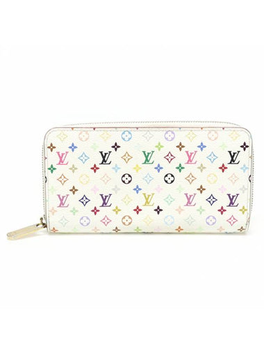 Women s Louis Vuitton M60274 Monogram Multi Color White Zippy Wallet Long gt Gangbuk used luxury goods - LOUIS VUITTON - BALAAN 1