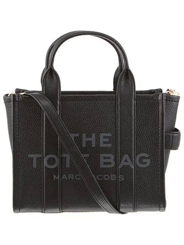 Small Leather Tote Bag Black - MARC JACOBS - BALAAN 5