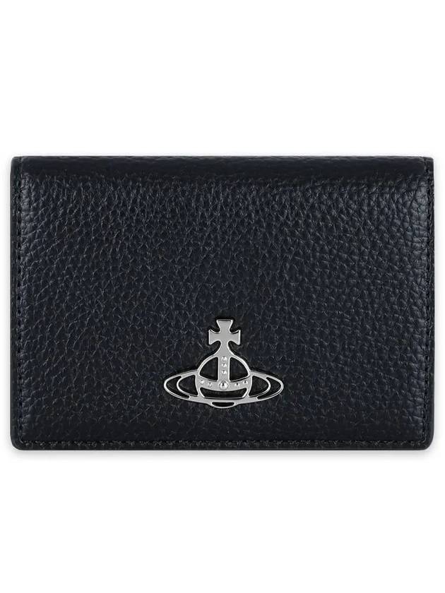 ORB Logo Half Wallet Black - VIVIENNE WESTWOOD - BALAAN 2