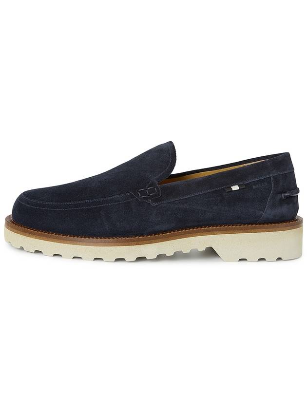 Norvald Novald leather loafers midnight blue - BALLY - BALAAN 5