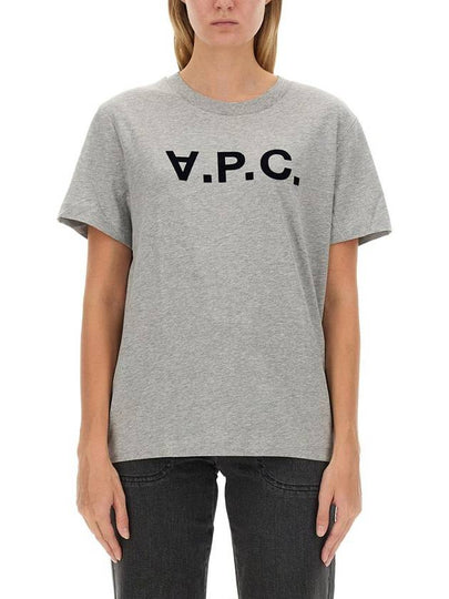 Standard Grand VPC Short Sleeve T-Shirt Grey - A.P.C. - BALAAN 2