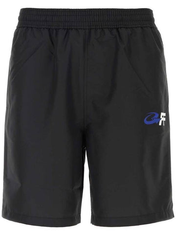 Global Arrow Swim Shorts Black - OFF WHITE - BALAAN 1