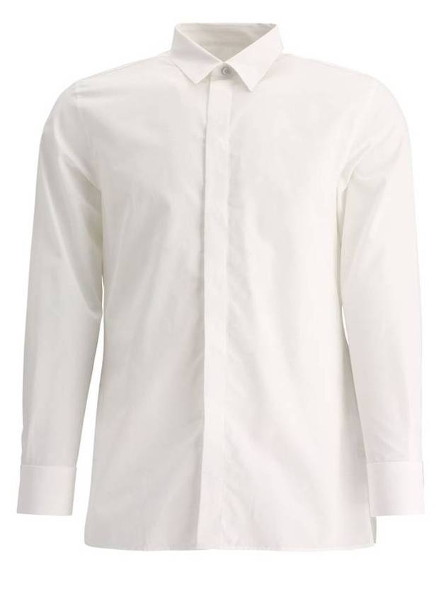 Men's Cotton Long Sleeve Shirt White - GIVENCHY - BALAAN 1