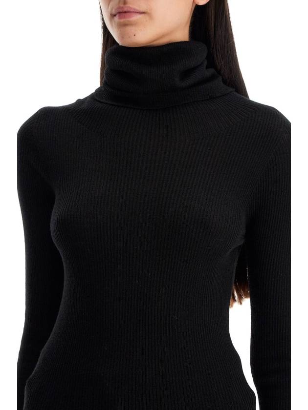 high-neck wool pullover sweater - RICK OWENS - BALAAN 4