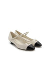 Logo Detail Mary Jane Pumps Ivory - MIU MIU - BALAAN 4