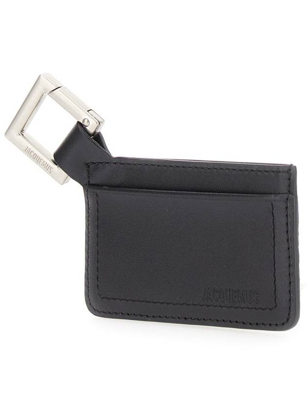 Le Porte Cartes Cuerda Card Wallet Black - JACQUEMUS - BALAAN 4