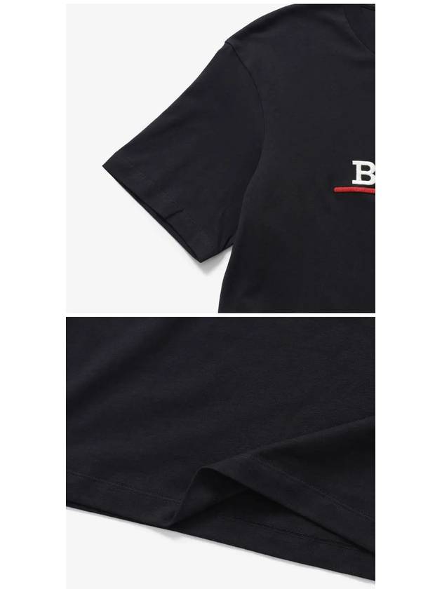 Logo printed short sleeve t shirt black - BALLY - BALAAN 4