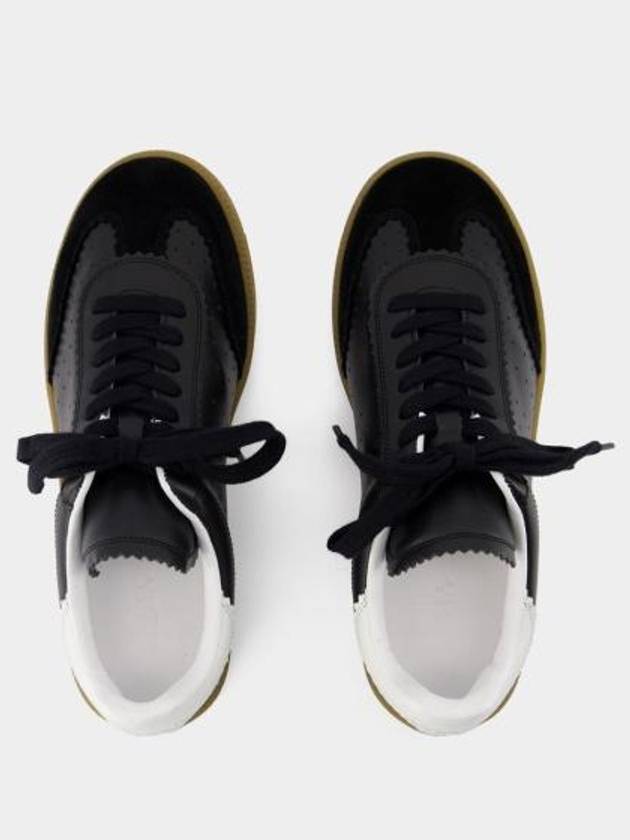 Bryce Logo Tab Low Top Sneakers Black - ISABEL MARANT - BALAAN 5