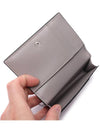 V Logo Card Wallet Grey - VALENTINO - BALAAN 7