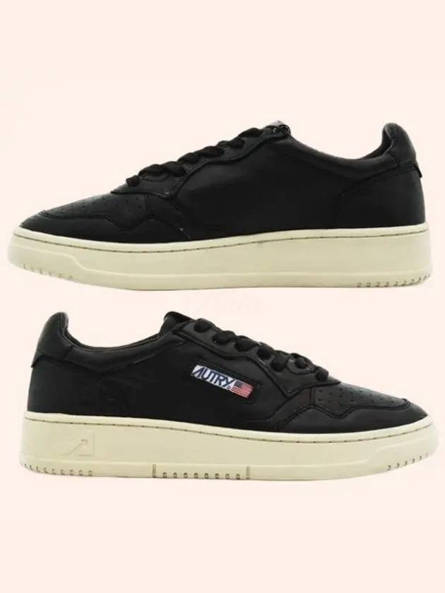 Medalist Low Top Sneaker in Super-Soft Black Nappa - AUTRY - BALAAN 2