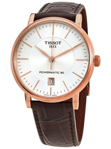 Tissot Carson Premium Powermatic 80 Automatic White Dial Men's Watch T122.407.36.031.00 - TISSOT - BALAAN 1